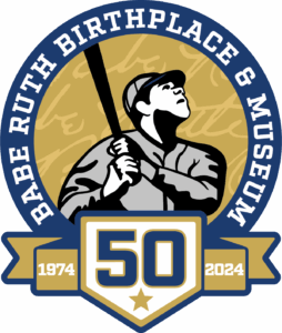 babe ruth musuem 50th anniversary logo 254x300